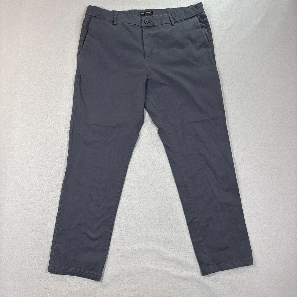 Banana Republic Pants Mens 38X32 Gray Chino Pant Flat Front